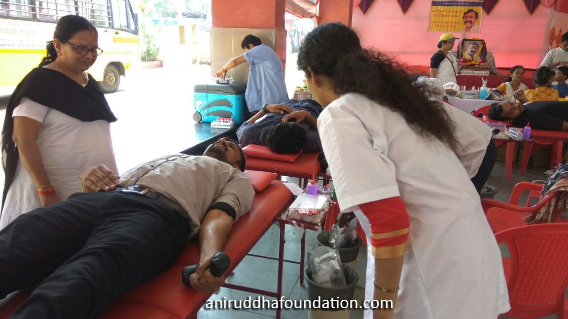 AniruddhaFoundation-Blood Donation Camp Navi Mumbai by Kamothe